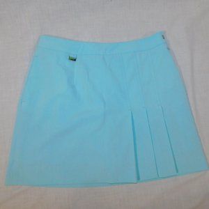 SWING Better Court Womens 4 powder blue Tennis Golf Skirt with Shorts Skort